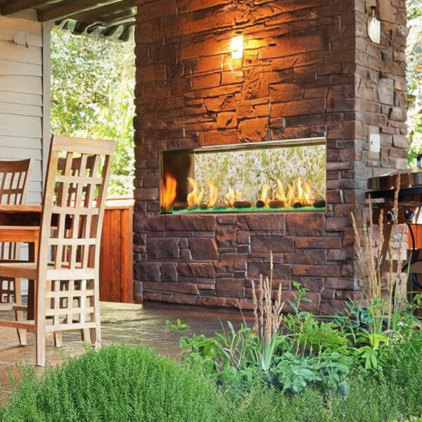 Outdoor Lifestyles Lanai See-Through Gas Fireplace