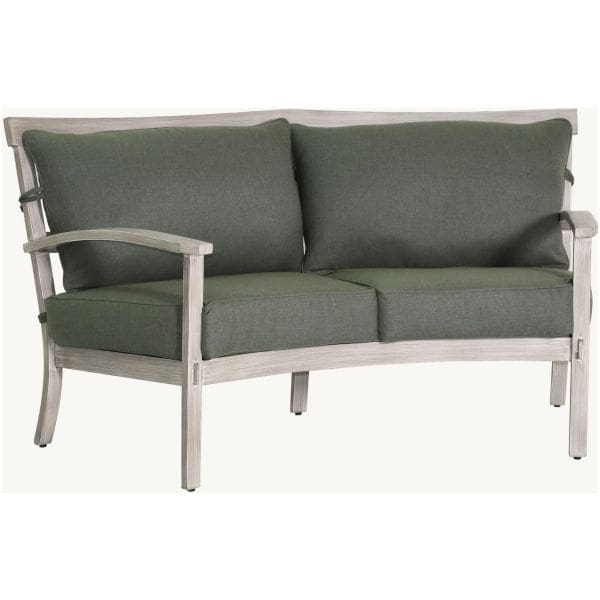 Castelle - Antler Hill Cushioned Crescent Loveseat