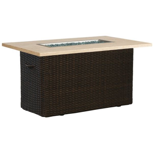 Lloyd Flanders - Mesa 52" Rectangular Fire Table