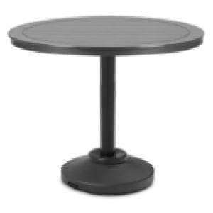Telescope - 48" Round Bar Height 120 lb Pedestal Table w/ hole