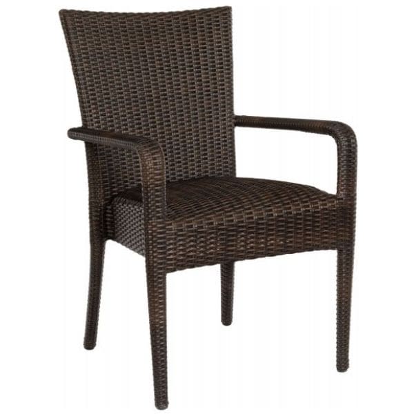 Woodard - Padded Seat Dining Armchair