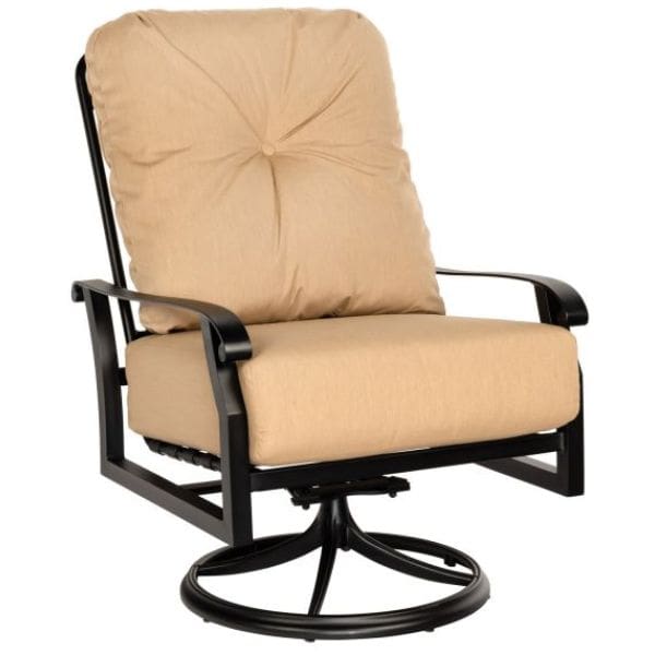 Woodard - Cortland Cushion Big Man's Swivel Rocking Lounge Chair