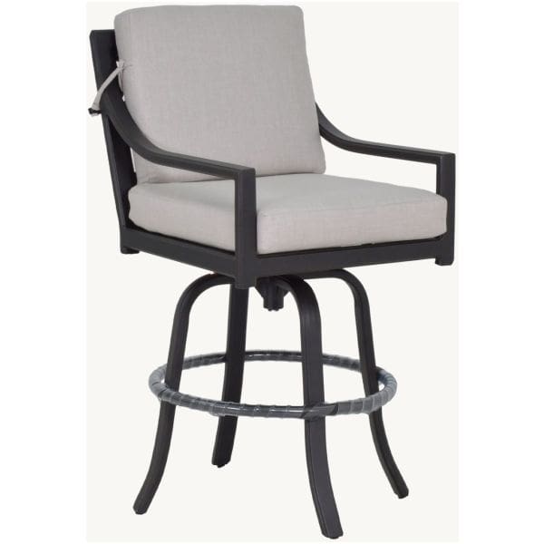 Castelle - Saxton Cushion Swivel Bar Stool - Xaria