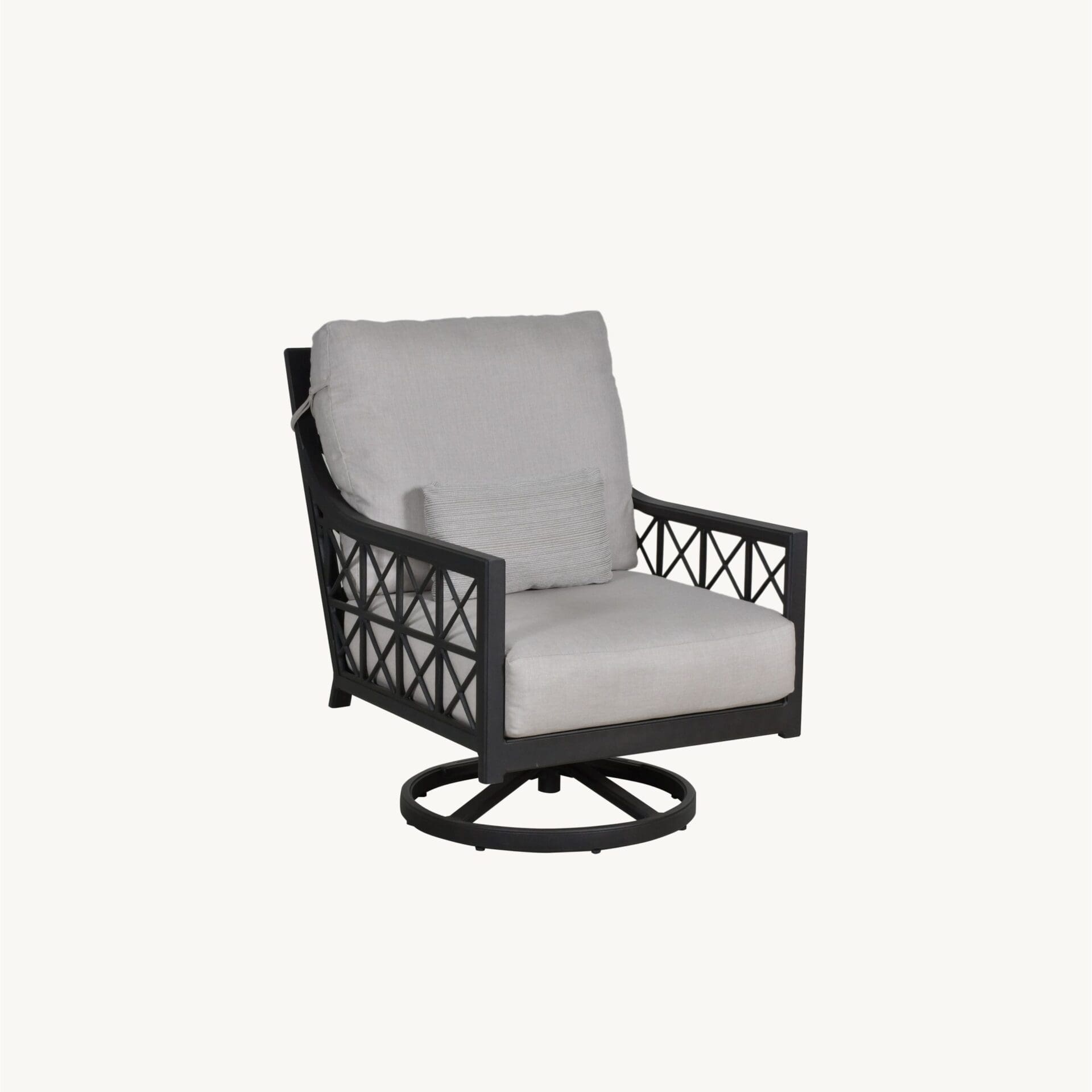 Castelle - Saxton Cushion High Back Lounge Swivel Rocker - Xaria