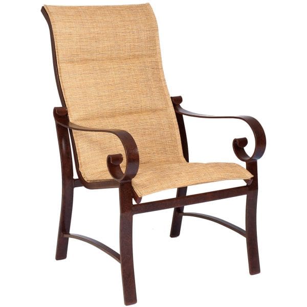 Woodard - Belden Padded Sling High-Back Dining Armchair