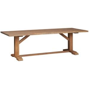 Lloyd Flanders - Teak 99" Rectangular Live Edge Dining Table