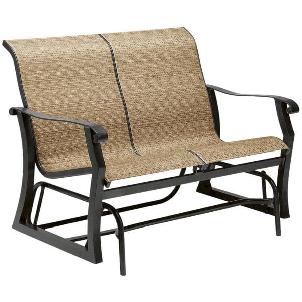 Woodard - Cortland Sling Gliding Love Seat