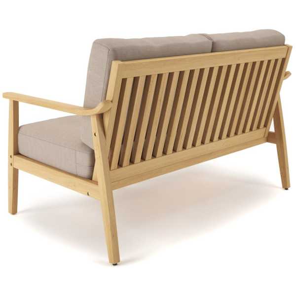 North Cape - Seaside Teak Loveseat - Image 5