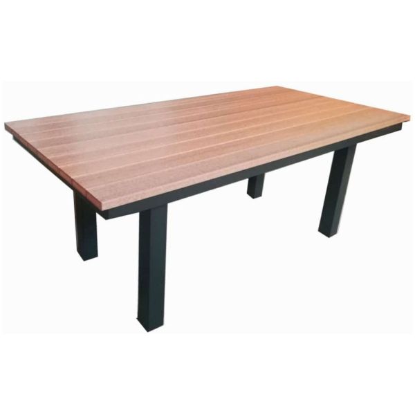 North Cape - Hixon Slat Rectangle Conversation Table with Polytuf Top