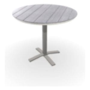 Telescope - 48" Round Bar Height Pedestal Table w/ hole